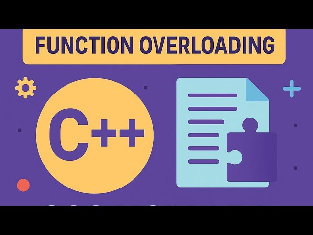 Function Overloading | Basics for Beginners