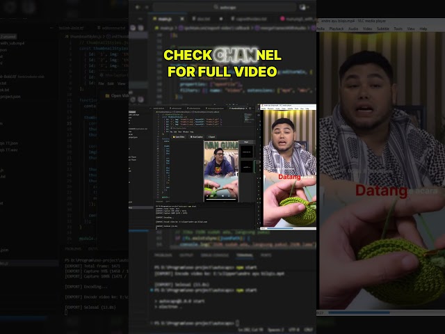 PROJECT AUTO CAPTION ALA CAPCUT #autocaption