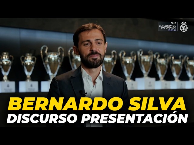 BERNARDO SILVA's statements at his official PRESENTATION as REAL MADRID PLAYER