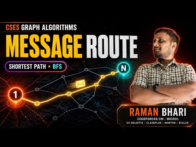 Message Route | CSES Graph Algorithms | Shortest Path Using BFS | C++