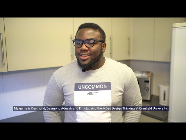 The Cranfield Student Journey: Living in Cranfield village with Desmond