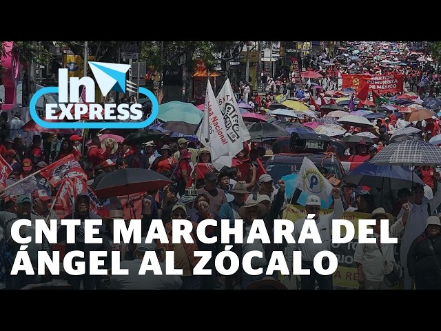 Marcha de la CNTE afectará principales avenidas de la capital | Reporte Indigo