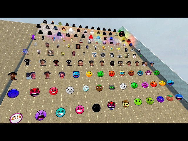 Angry Munci, Nicos Nextbots, Juandale Pringle, Lobotomy Dash Chase me in Garry's mod