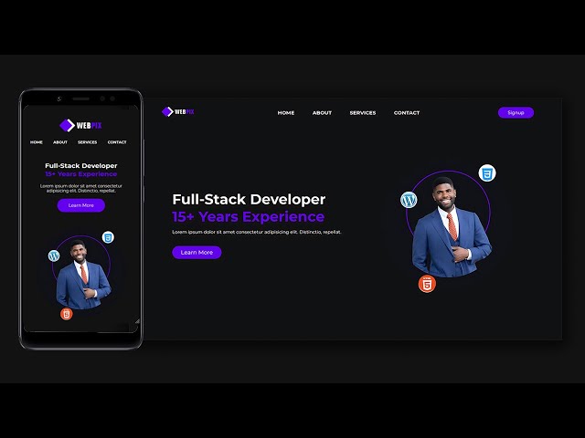 How to Create a Website using HTML and CSS | Responsive Web Design