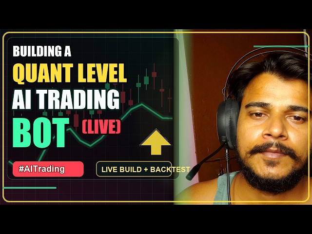 Building a Quant Level AI Trading Bot (Live) #Aitrading
