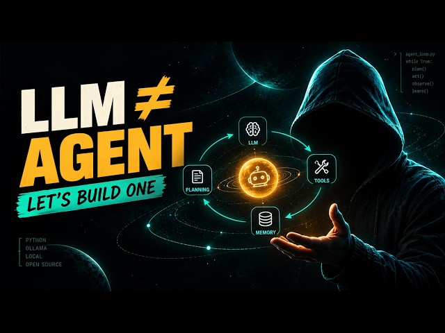 I Built an AI Agent Loop From Scratch (No LangChain) | Python + Ollama