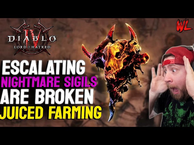 Escelating Nightmare Sigils are INSANE in Lord of Hatred Diablo 4