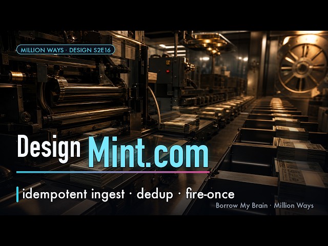 Design Mint.com: Idempotent Ingestion, Categorization, and Fire-Once Alerts — Real-Run