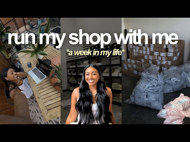 A Week in My Life Running a Depop Shop | sourcing, listing, shipping, packing orders