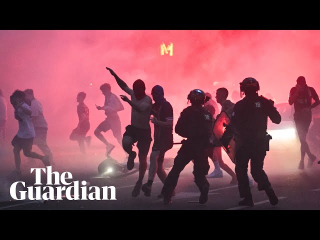 Clashes in Paris after PSG win Champions League final