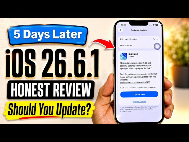 iOS 26.6.1 Honest Review - 4 Days Later - Should You Update? iOS 26.6.1 Performance, Battery Life