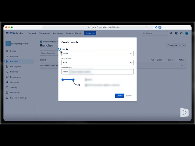 How to Create a Branch in Bitbucket Step-by-Step