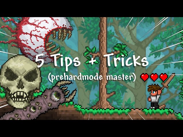 5 Tips & Tricks for Terraria Master Mode! (Pre Hardmode)