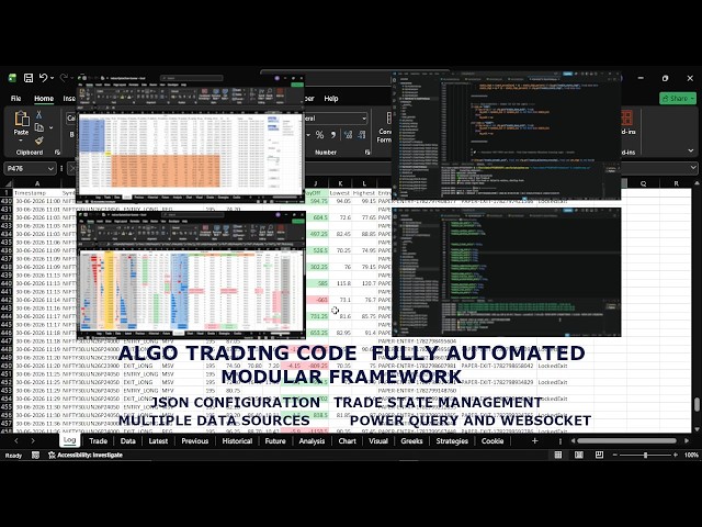 💻 My Complete Algo Trading Setup  |  Python Excel 📊  |  JSON ⚙️ Live Option Chain 📈 | ICT/SMC 🎯