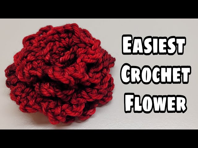 Crochet Flower Tutorial | EASY | Beginners