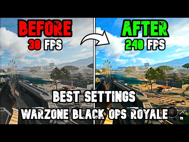 New BEST WARZONE BLACKOUT SETTINGS! (Optimize FPS & Visibility)