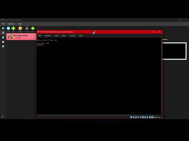 Step Ubuntu server