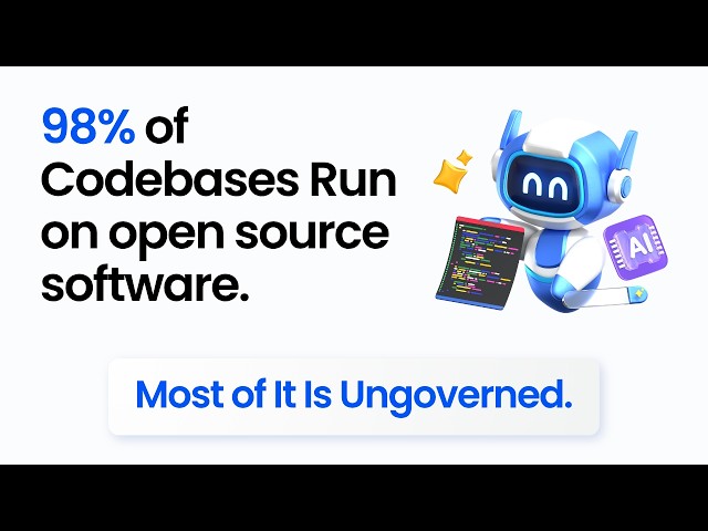 98% of Codebases Run on open source software. Most of It Is Ungoverned #softwaresupplychain