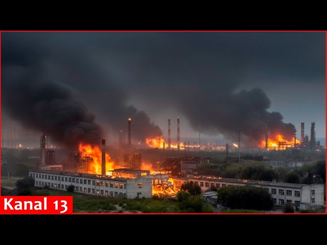 Heavy strikes on Russian military installations, oil refineries with missiles, half-ton warheads