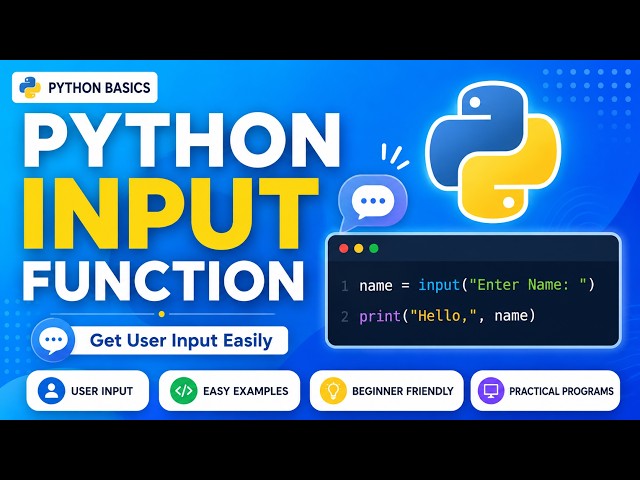 Input in python, Learn python easily and fast