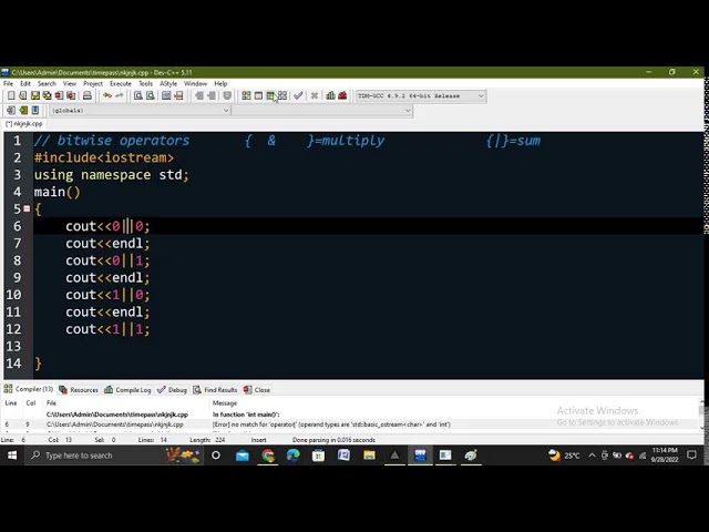 friend class and bitwise operator in c++