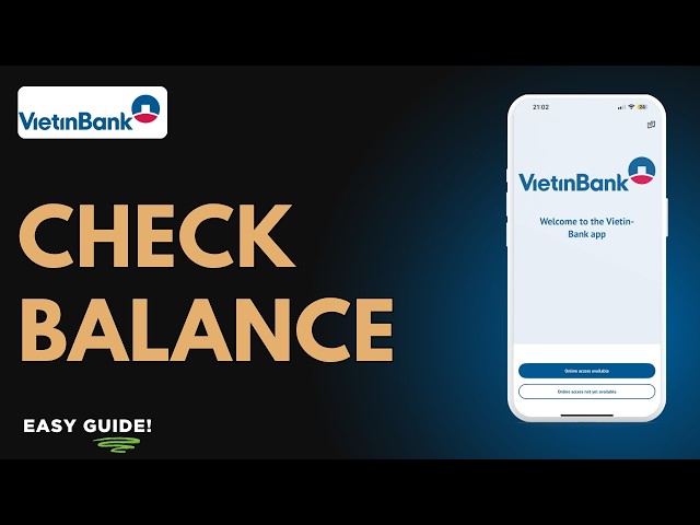 How to Check VietinBank Account Balance