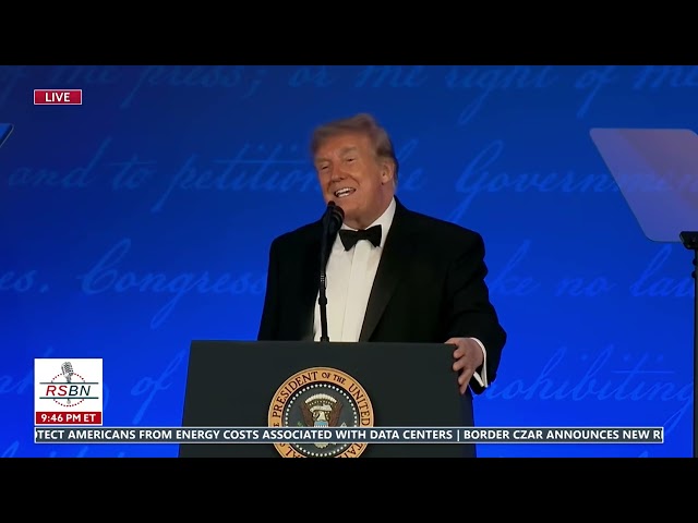 WATCH: President Trump Cracks Jokes Throughout the Night at the Correspondents' Dinner - 07/24/26