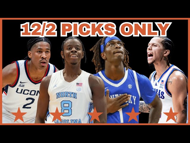 College Basketball PICKS ONLY - Tuesday, December 2nd | TCE Trims