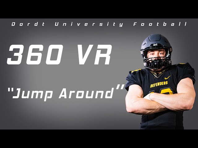 360 Virtual Reality: Dordt Football's Jump Around