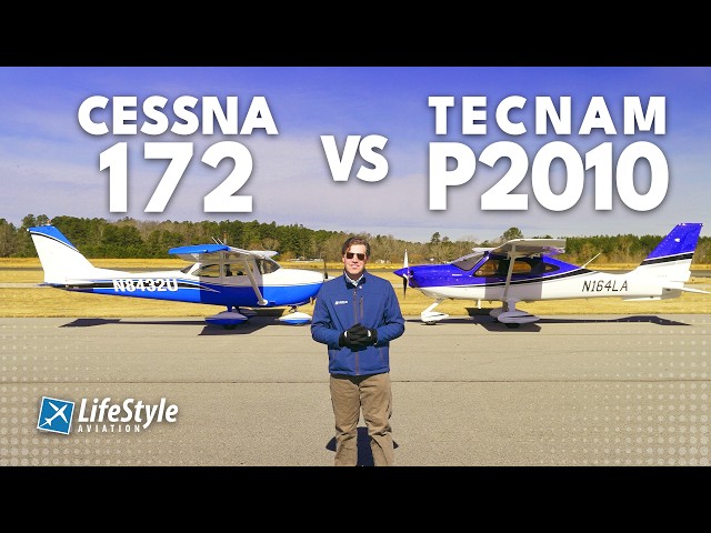WHICH AIRPLANE IS BETTER? | Cessna 172 vs Tecnam P2010