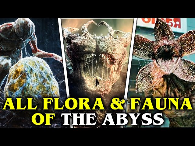 Every Terrifying Creatures In The Abyss - Explained - Stranger Things