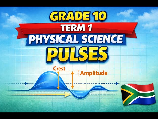 Grade 10 Physical Sciences - Pulses Term 1 @mathszoneafricanmotives