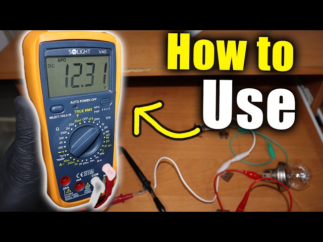12V Circuits Explained: Multimeter Basics for Beginners
