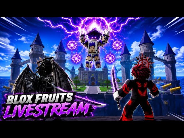🔴LIVE- Blox fruits with viewers! COME FIGHT ME!
