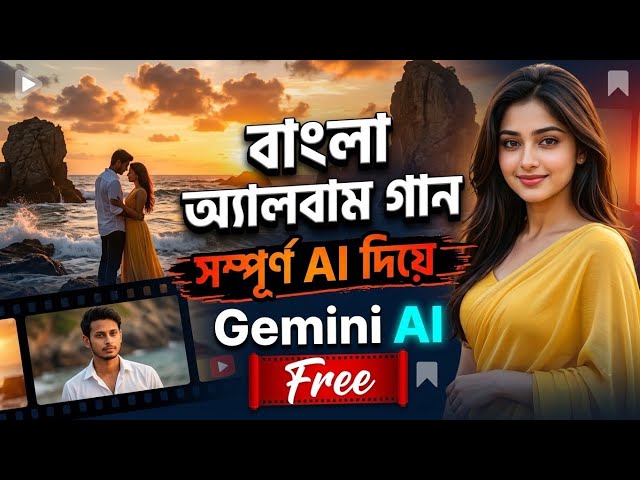 বাংলা অ্যালবাম গান সম্পূর্ণ AI দিয়ে বানান! Gemini AI দিয়ে ফ্রি | Bangla Album Song with AI