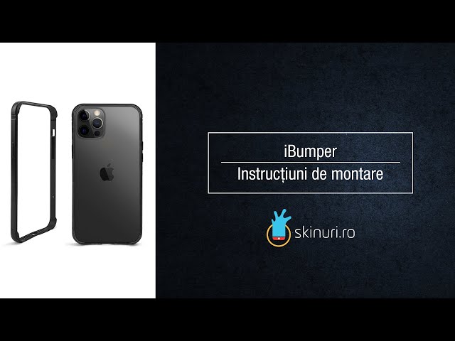 iBumper - Instructiuni de Montare Bumper iPhone