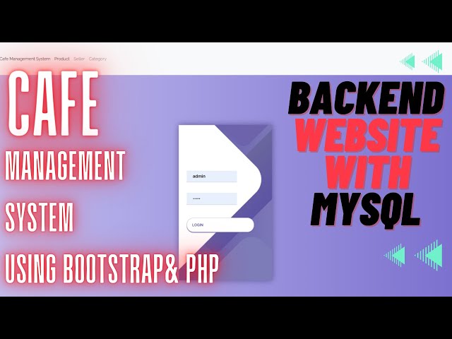 Create a Complete CAFE MANAGEMENT SYSTEM using PHP BOOTSTRAP & MYSQL in 30 mins