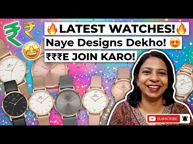 New watch collection is finally here ⌚✨ Minimal, classy & everyday perfect 💅 Join us LIVE