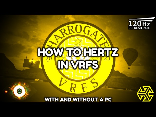 How to use HZ in VRFS! (PC + Standalone)(UPDATED!!)