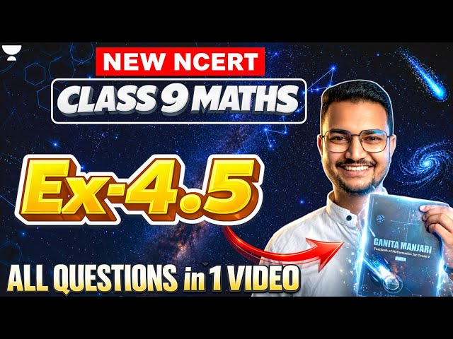 Class 9 Ganita Manjari | Exercise 4.5 solution | Class 9 Maths Chapter 4 | MD Sir