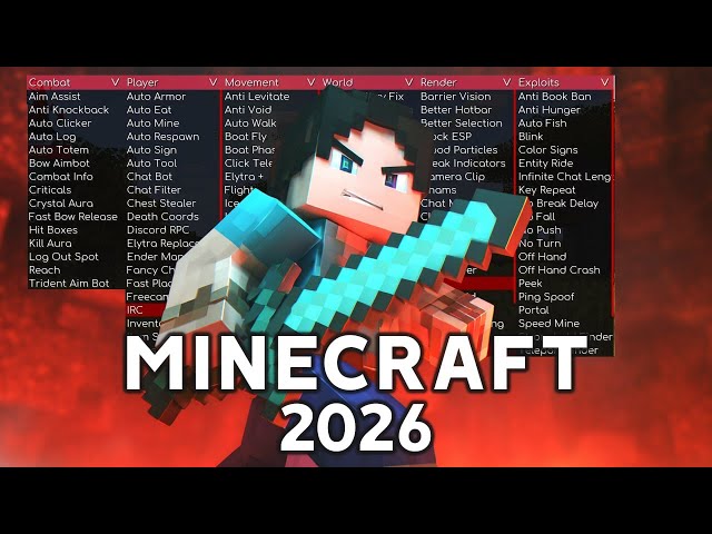 [2026] MINECRAFT CHEATS: Java/Bedrock Hack Client Free Download