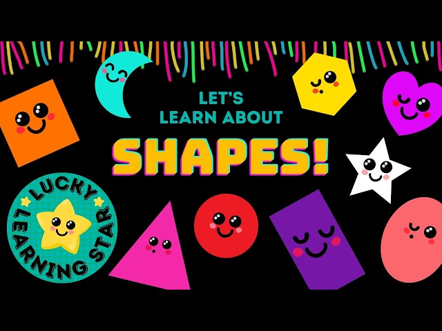 🔺 Let’s Learn Shapes for Toddlers ⭐ Interactive Learning Video Fun for Preschoolers 🎉