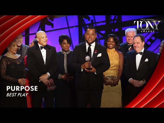 Purpose | 2025 Tony Awards Acceptance Speech