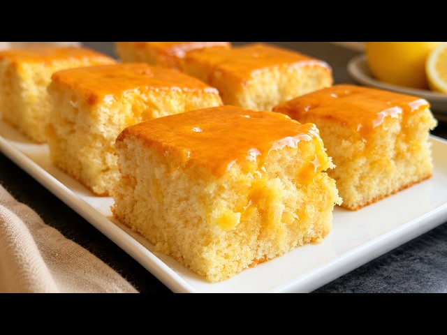 Easy Lemon Cake Recipe! Melts in your mouth!