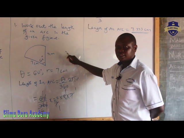 length of an arc in a circle | Grade 8 Maths Kenya CBC | Teacher Wekesa