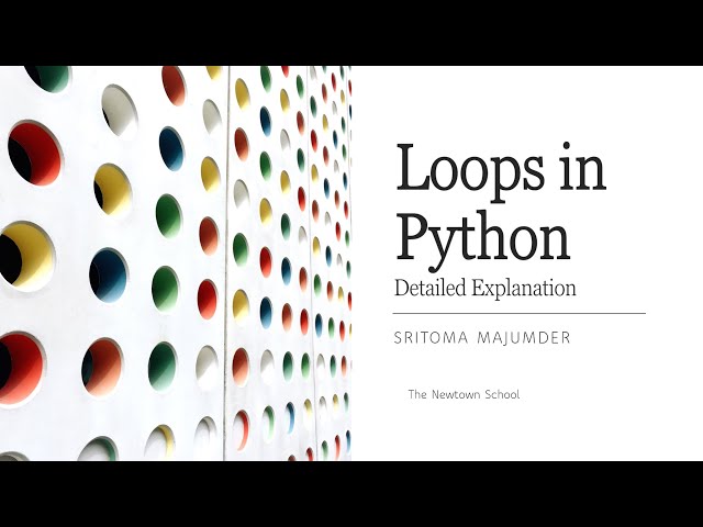 Loops in Python Explained Clearly | CBSE Class 7 Computer Science | for & while Loop