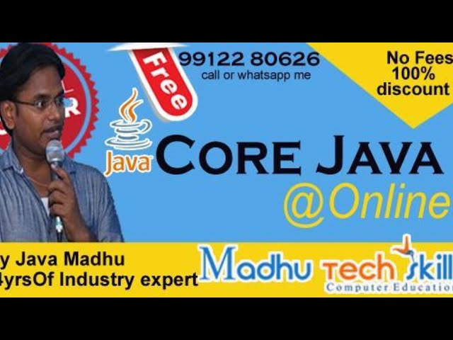 48. Core Java @ Free in Telugu,  Static & Dynamic Binding