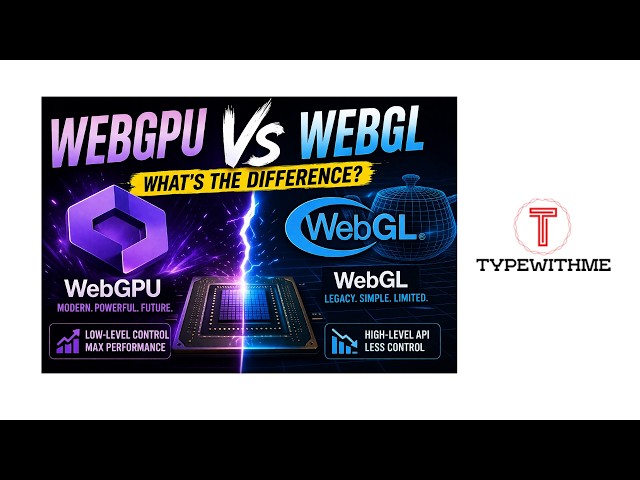 Webgl vs webgpu, what is the difference?
