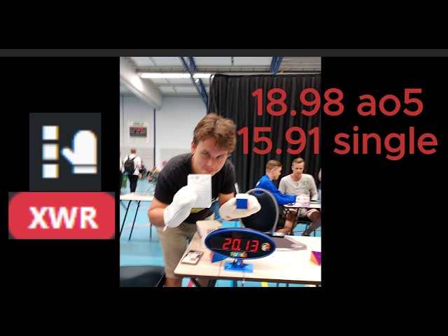 3x3 OVEN MITTS 15.91 XWR SINGLE AND 18.98 "XWR" AO5 (European champion)