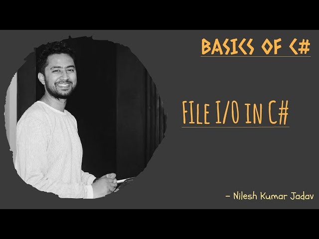 File IO in C#